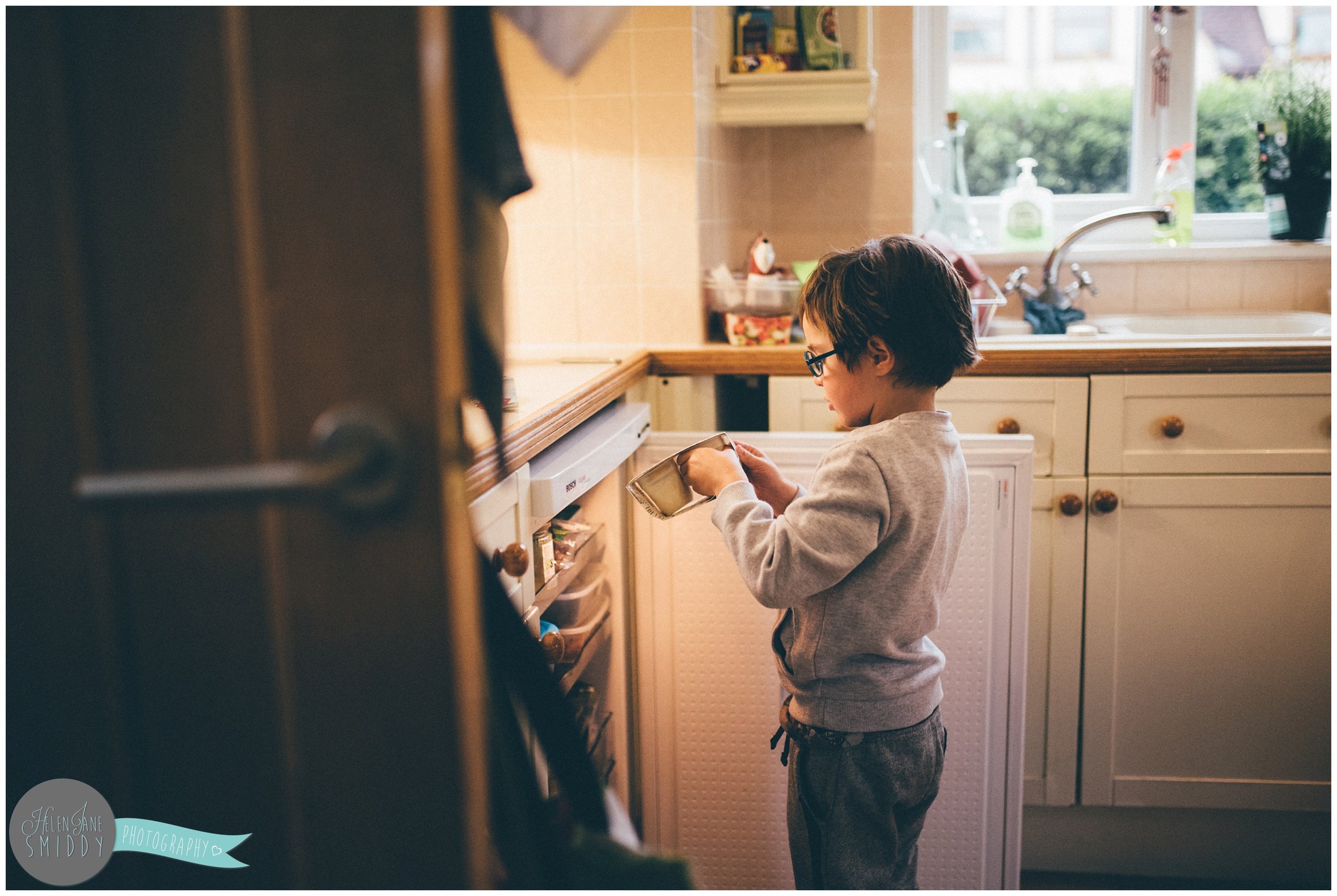 Dinner time in the Frodsham family home during an A Day In The Life photoshoot in Cheshire.