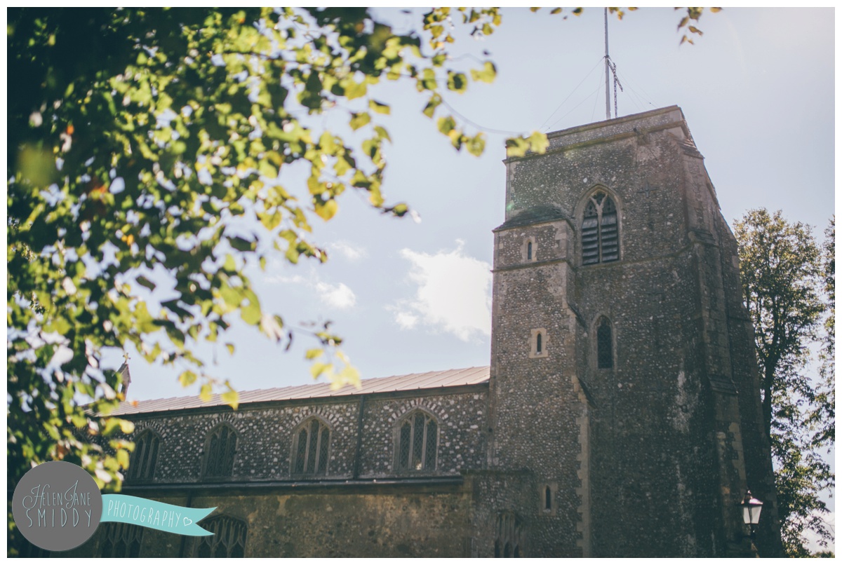 Norfolk Church on a sunny September morning.
