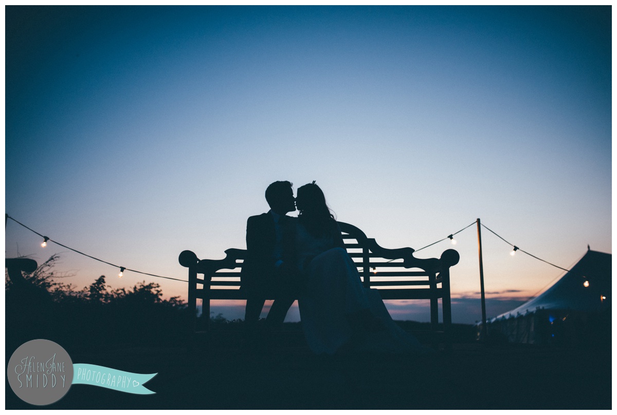 Stunning sunset photographs at Barn Drift wedding in Norfolk.