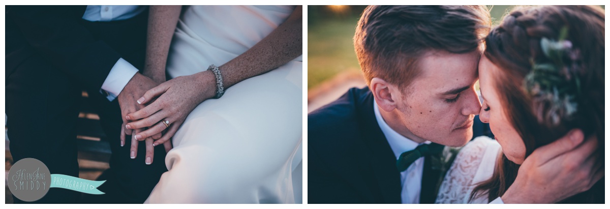 Stunning sunset photographs at Barn Drift wedding in Norfolk.