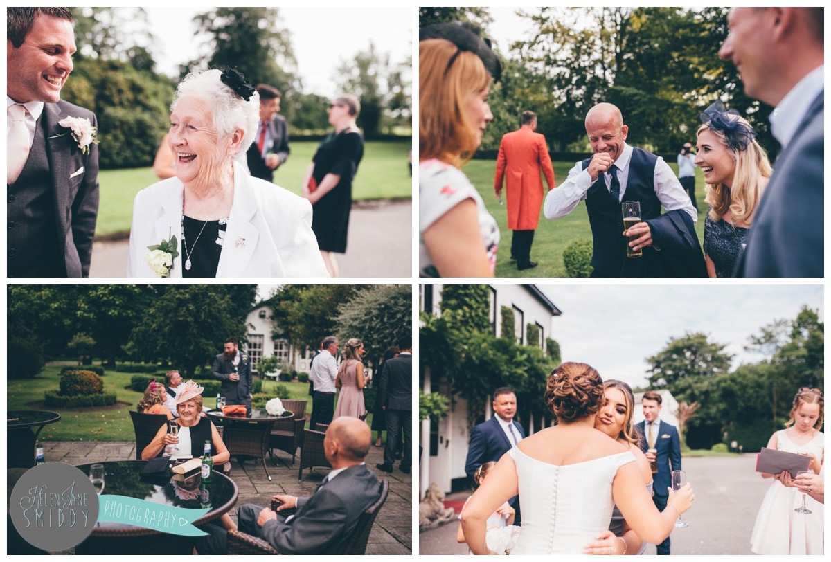 The guests at Staham Lodge, enjoying the celebrations.