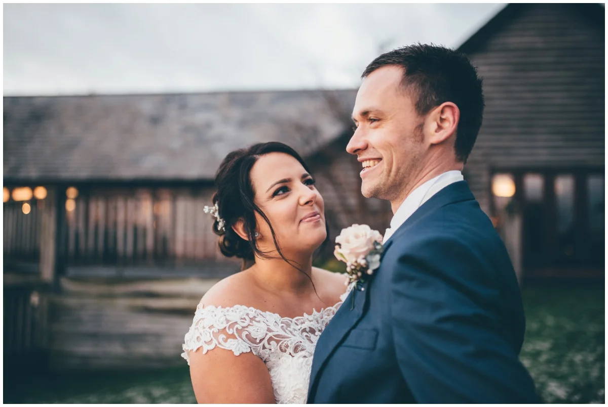 A Winter Wonderland Wedding, Sandhole Oak Barn - Dani & Andy