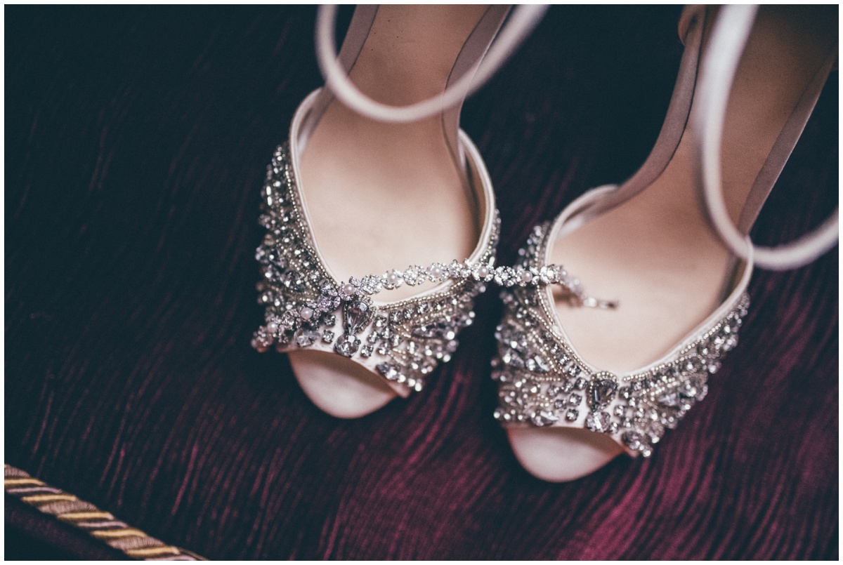 Stunning Jenny Packham bridal shoes.