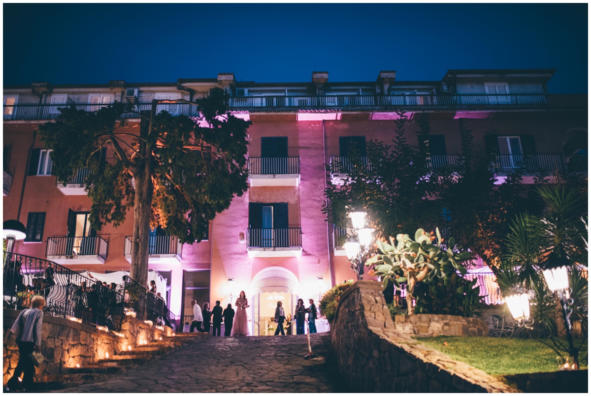Beautiful Hotel Garden Riviera wedding set-up.