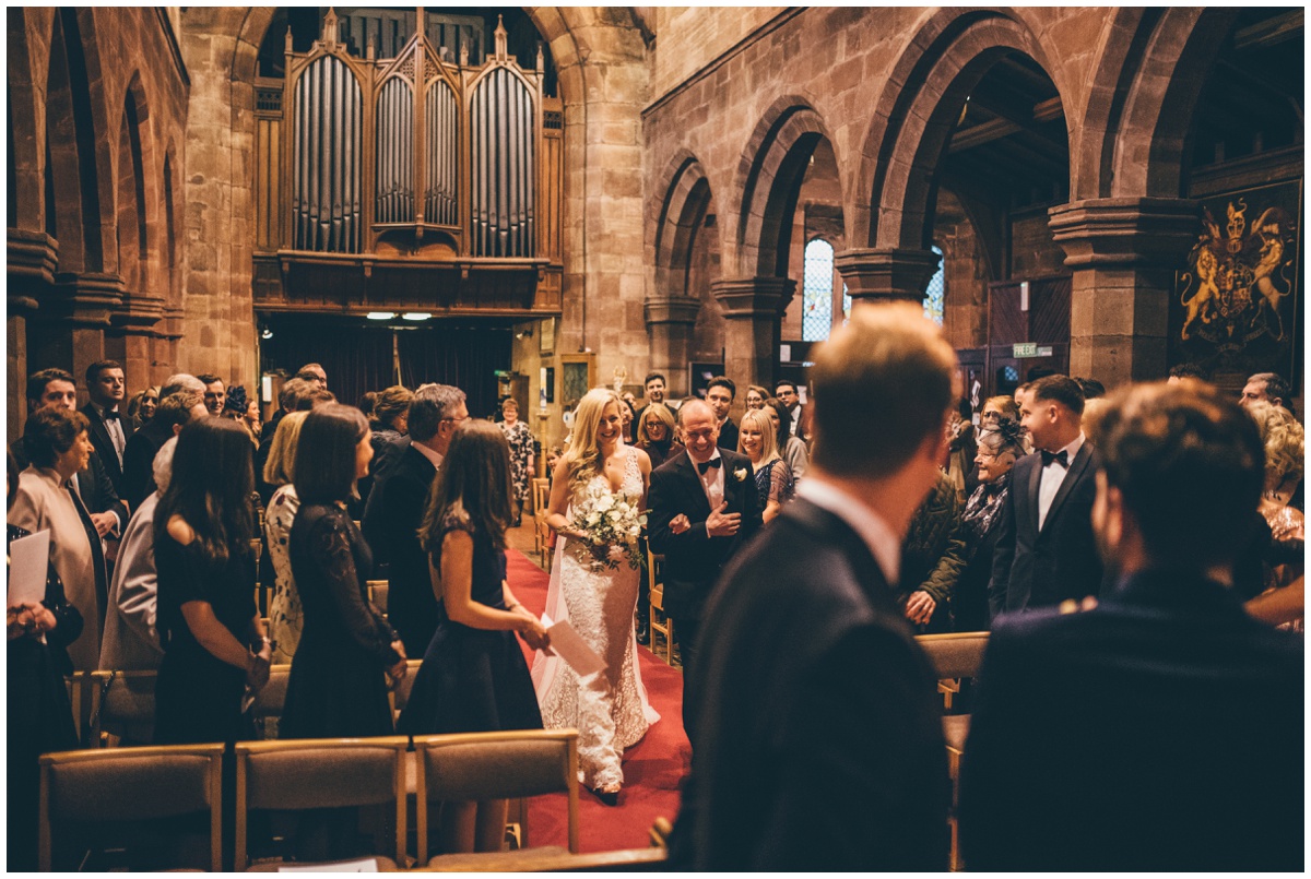 New Years Eve wedding ceremony in Cheshire.