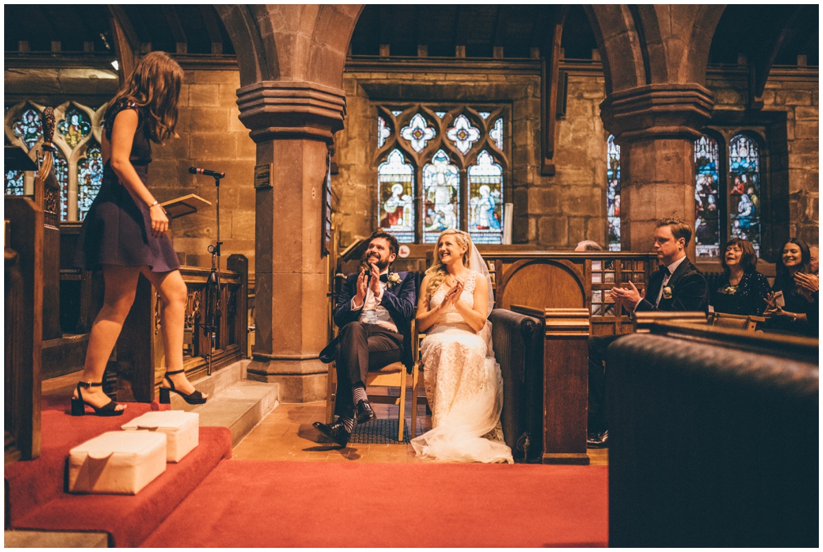 New Years Eve wedding ceremony in Cheshire.