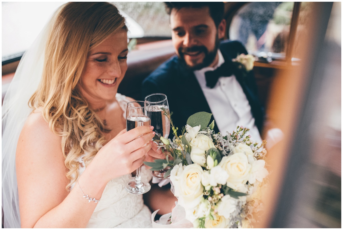 Cheshire wedding photographer captures beautiful bride an groom in Manchester.