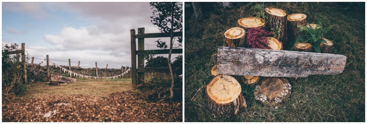 Stunning details for tipi wedding in Staffordshire.