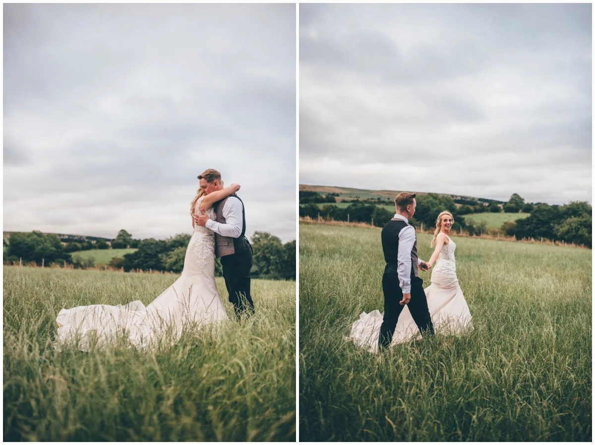 Cheshire wedding photographer captures special moment at tipi wedding in Staffordshire.
