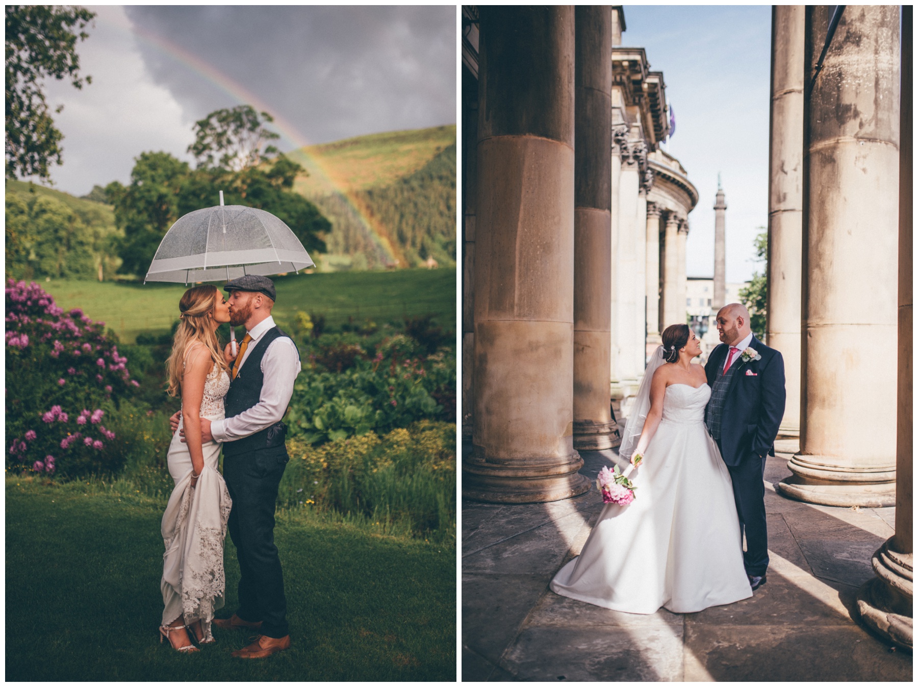 Stunning brides and grooms at Tyn Dwr Hall and in Liverpool City centre wedding.