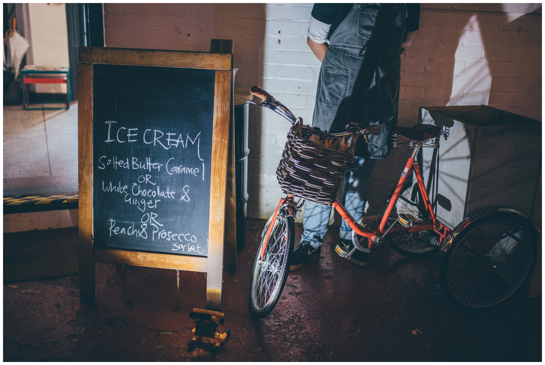 Ice cream bicycle at the Hide in Sheffield.