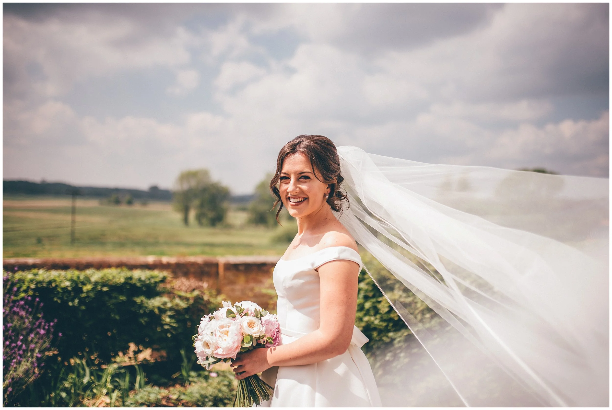 Beautiful bride, ready for her wedding Southwold.