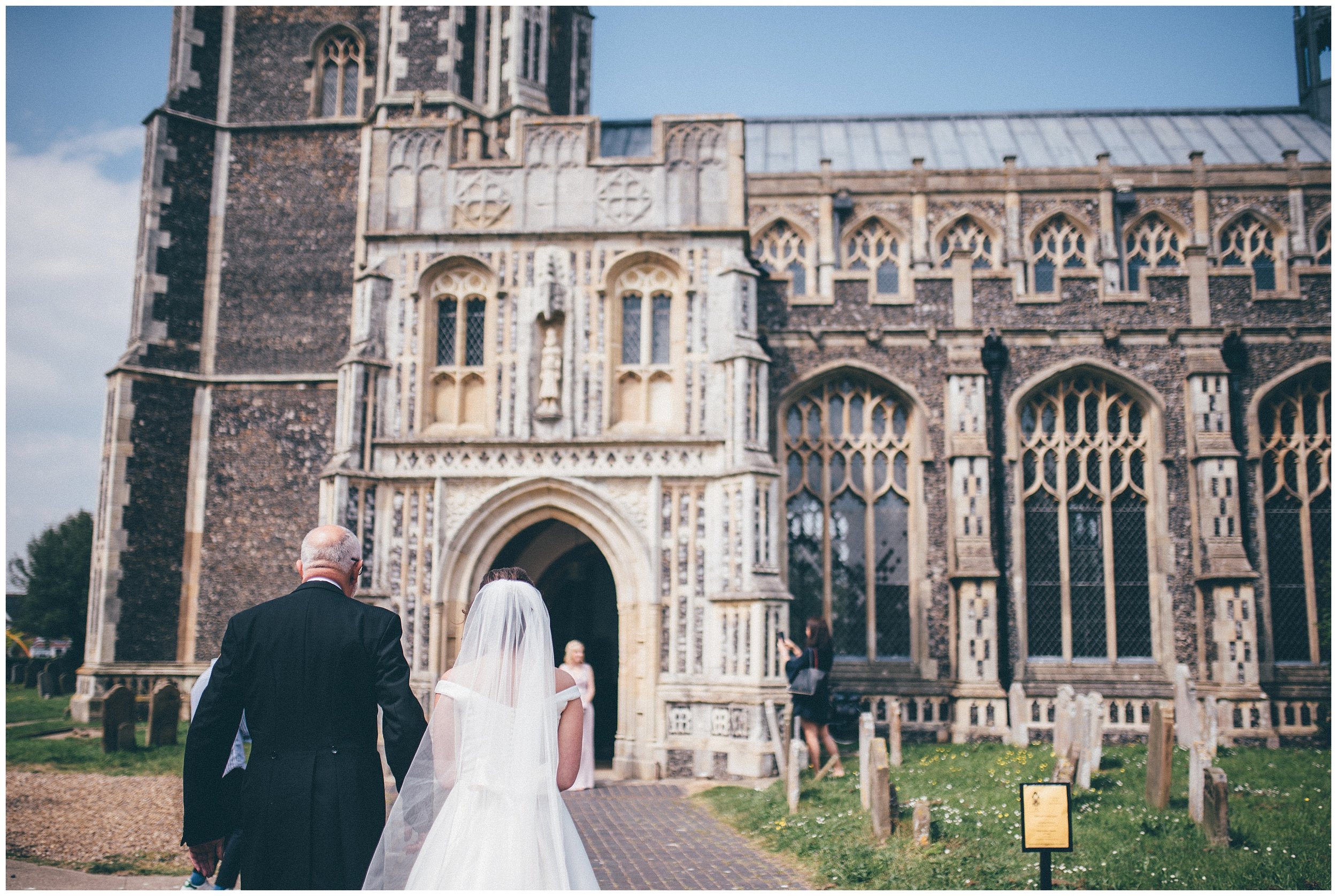 Wedding at St Edmunds Church in Southwold.