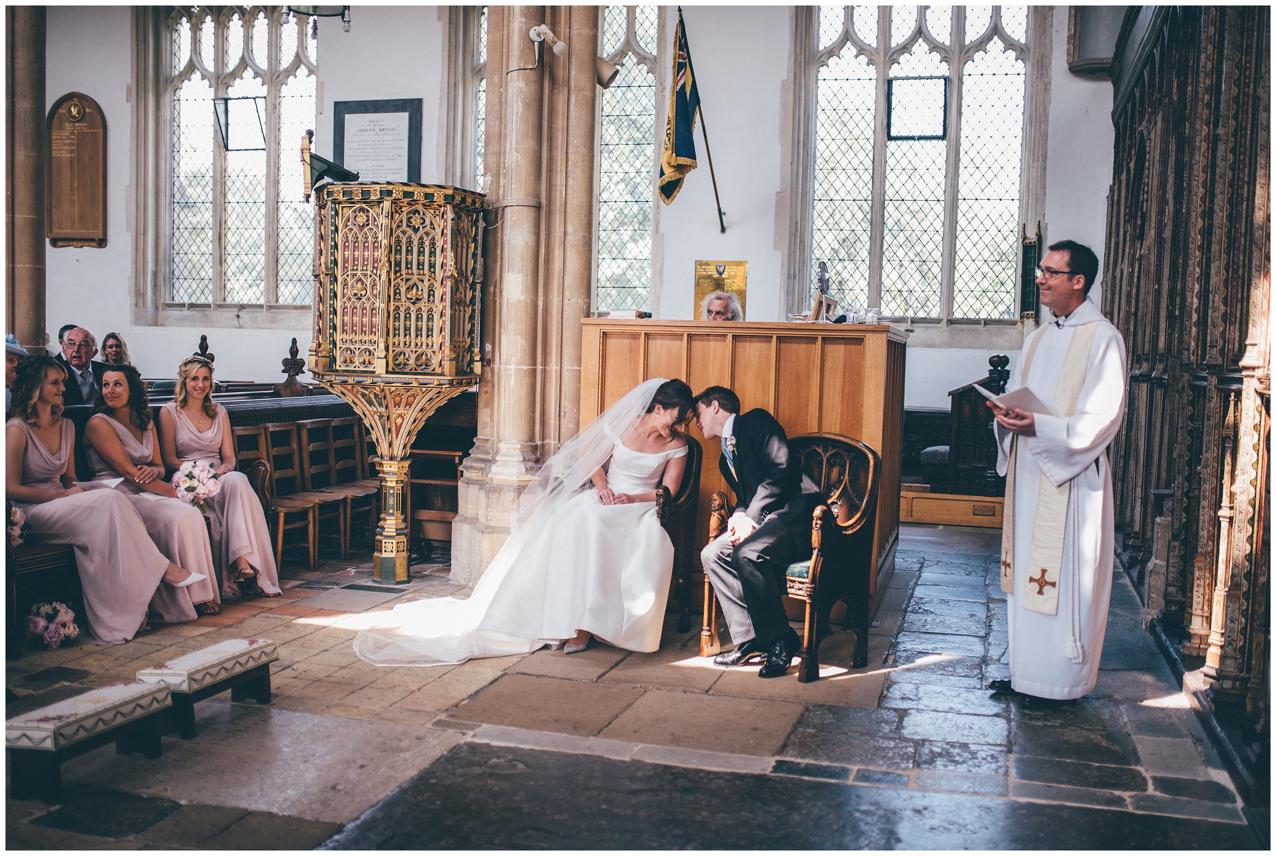 Wedding at St Edmunds Church in Southwold.