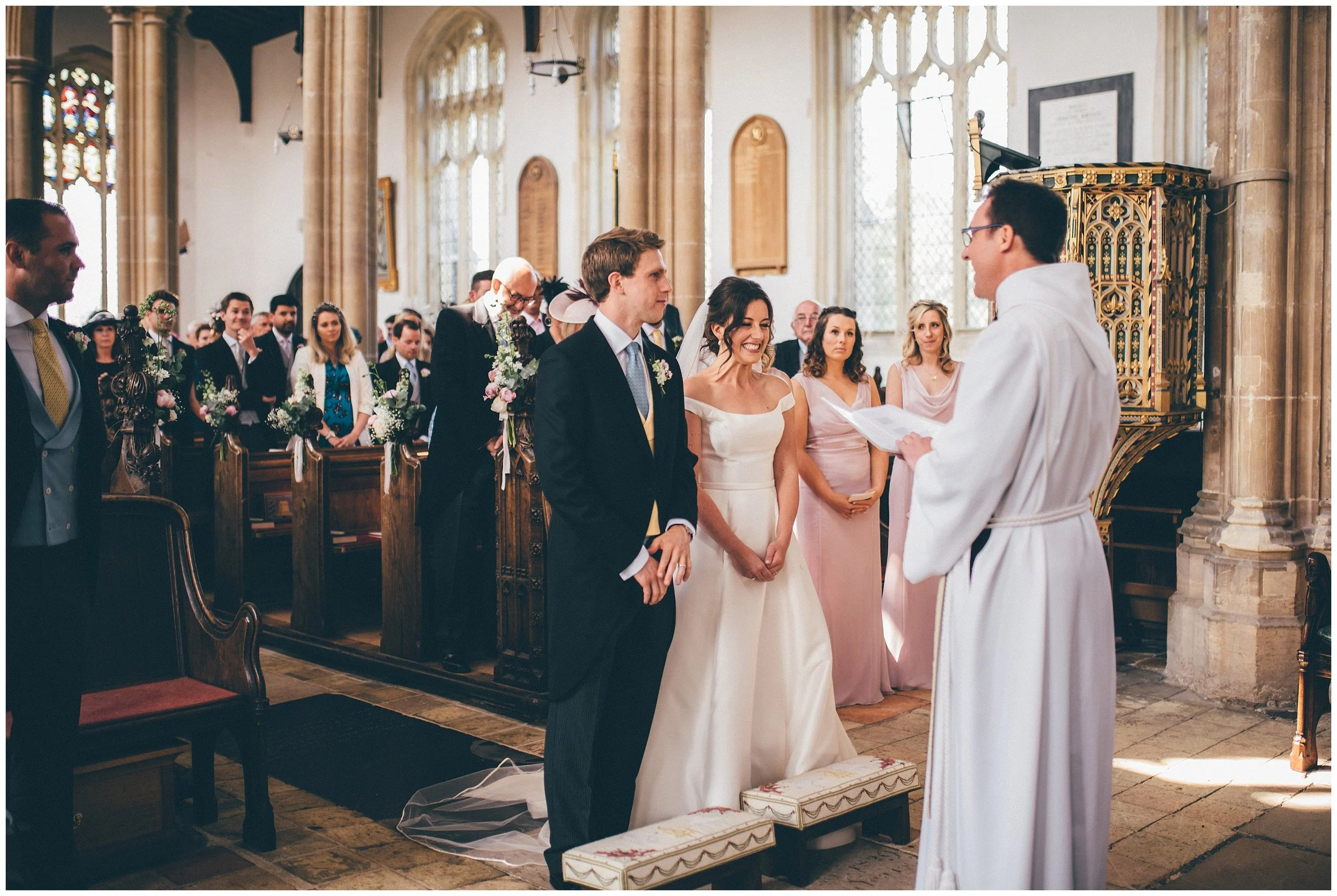 Wedding at St Edmunds Church in Southwold.