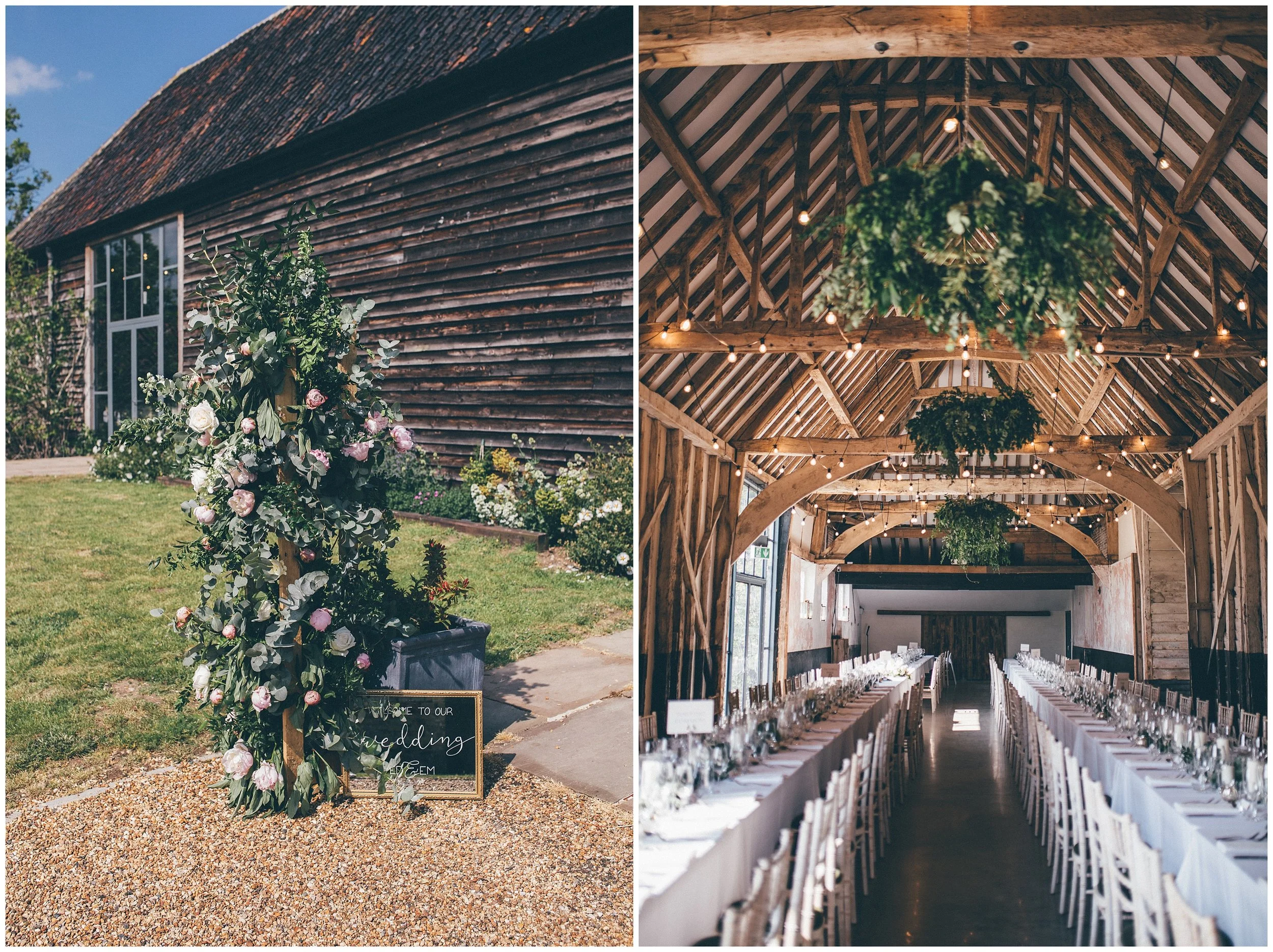 Henham Park wedding barns.