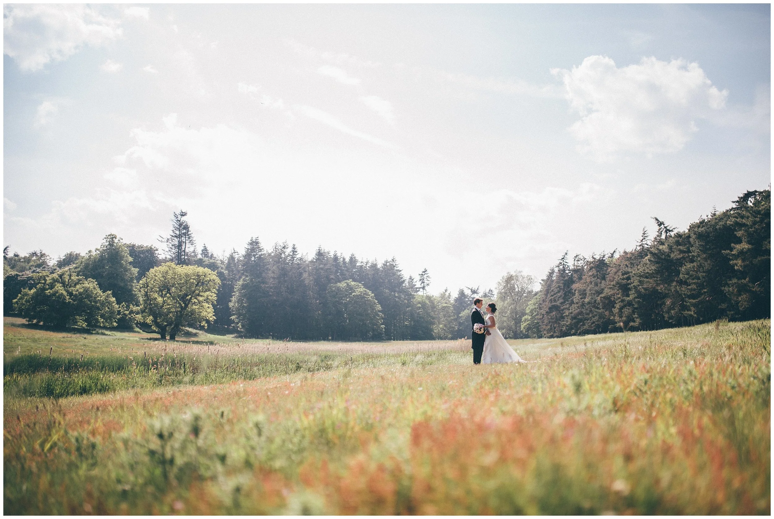 Cheshire wedding photographer at Henham Park wedding barns.