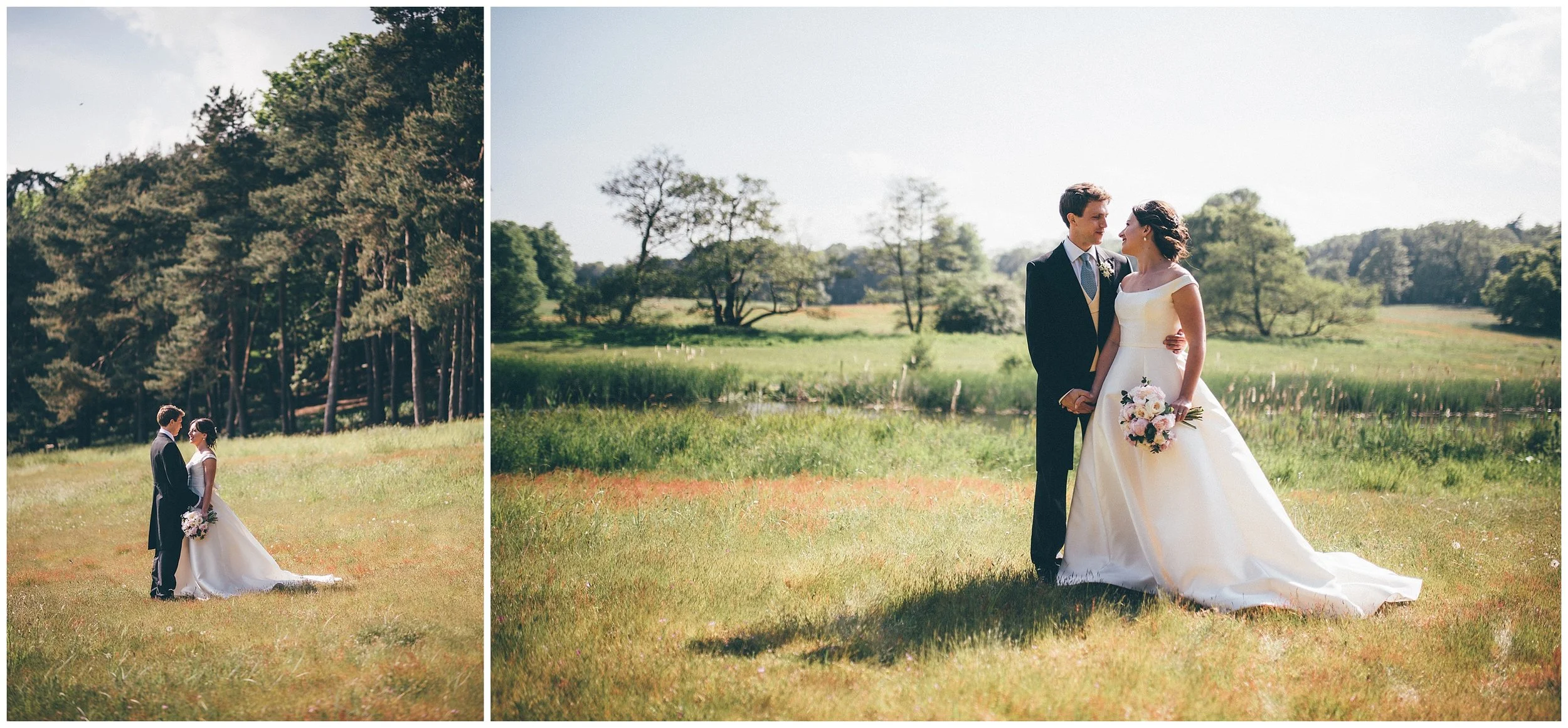 Cheshire wedding photographer at Henham Park wedding barns.