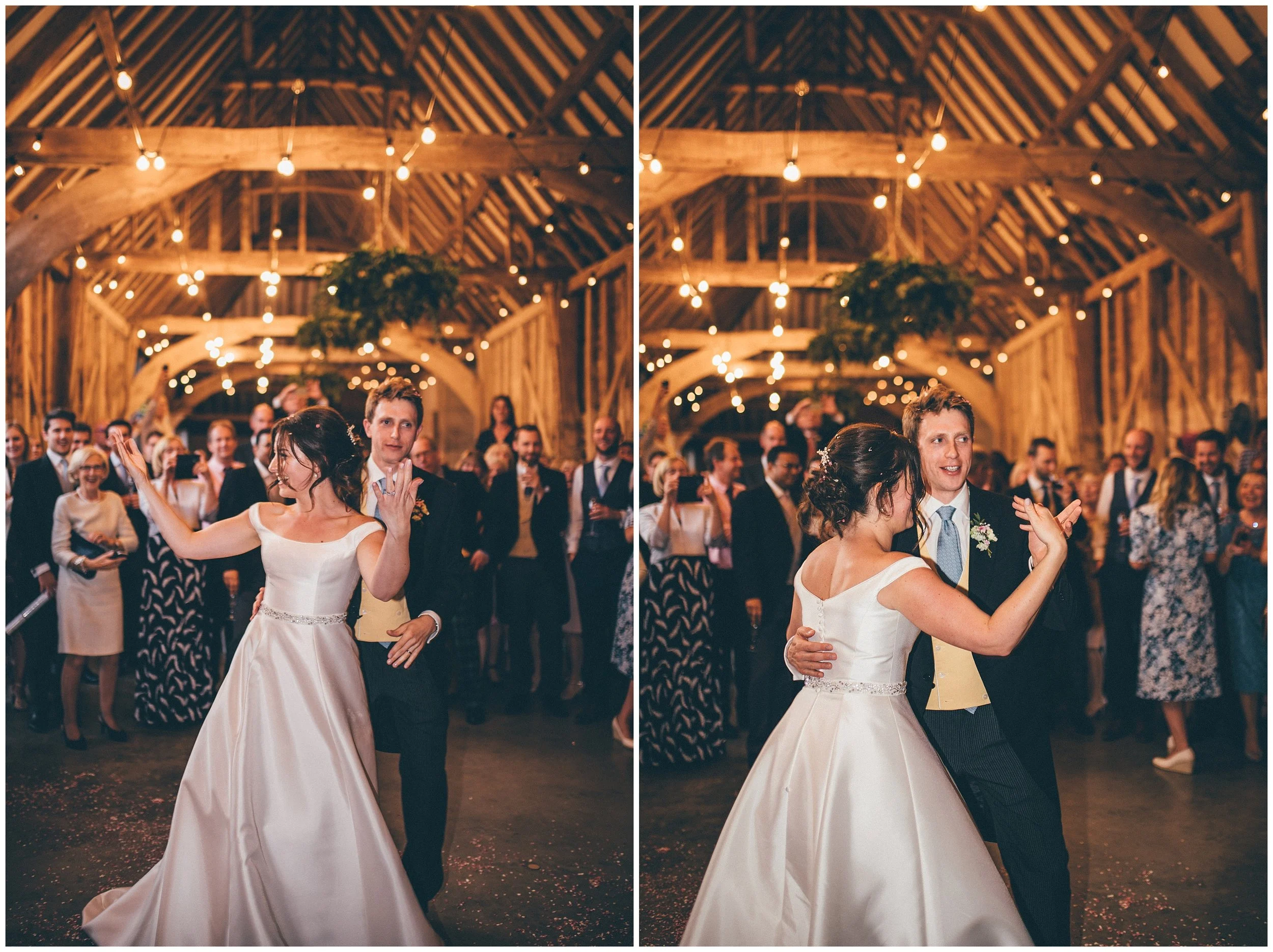 First Dance at Henham Park wedding barns in Southwold.