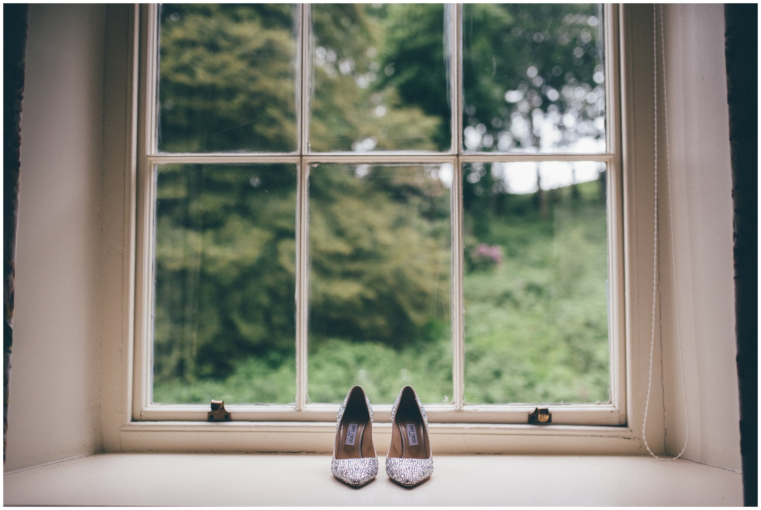 Beautiful Jimmy Choo wedding shoes.