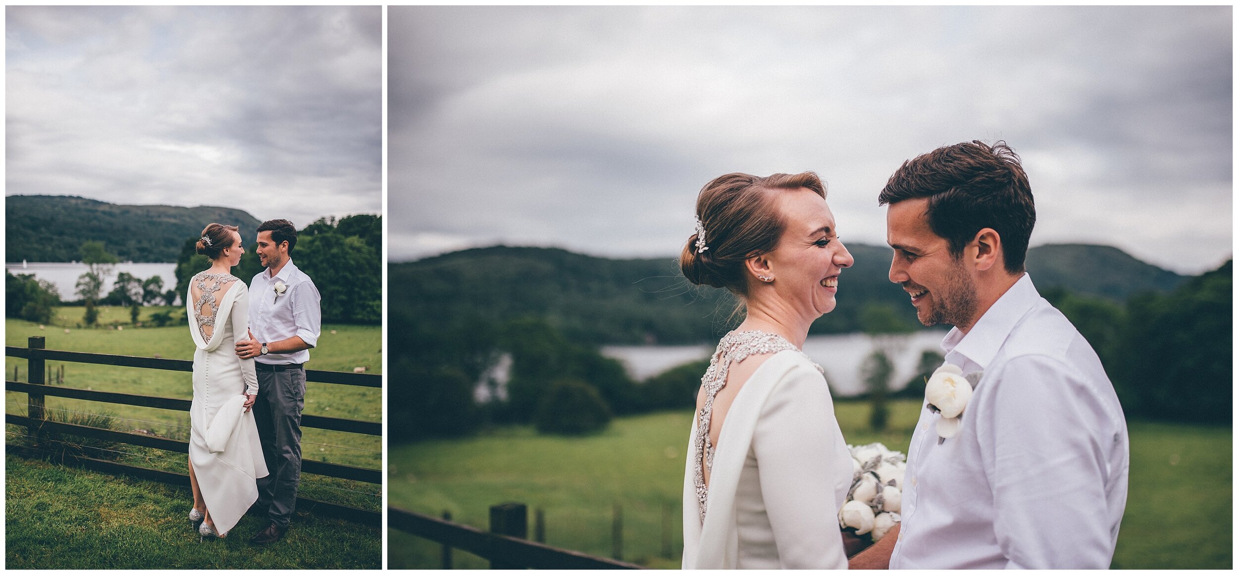 Helen Jane Smiddy wedding photography at Lake District wedding venue.