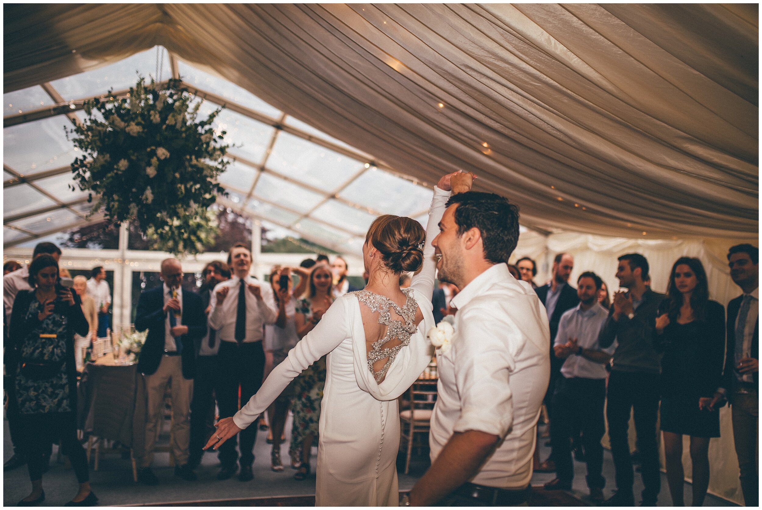 First Dance at Silverholme manor, Graythwaite Estate wedding in the Lake District.