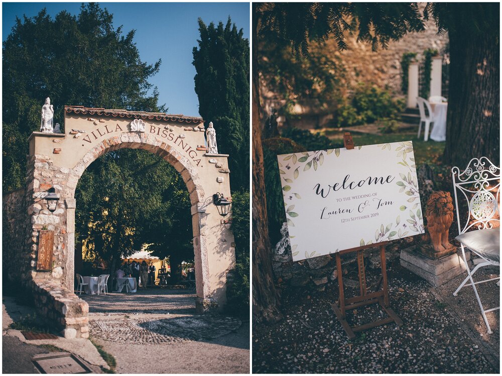 Agriturismo Villa Bissiniga, Lake Garda wedding venue.