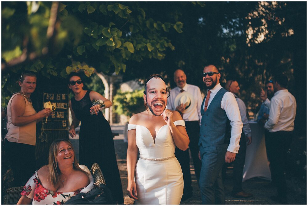 Bride at Agriturismo Villa Bissiniga, Lake Garda wedding venue.