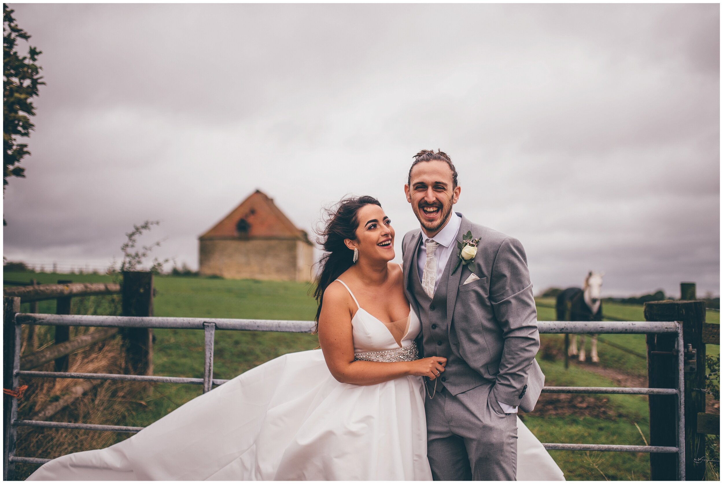 Notley Tythe Barn winter wedding.