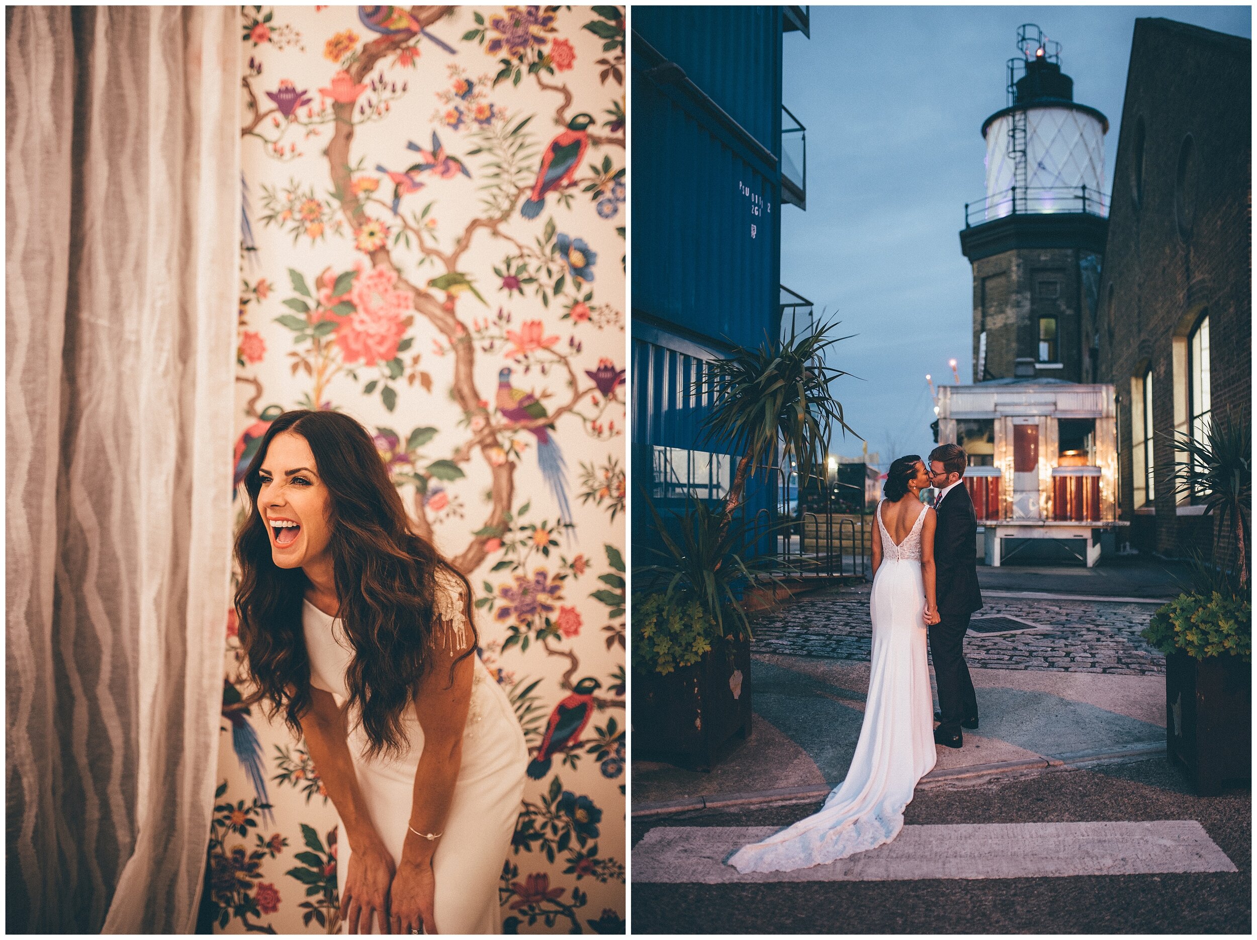 Tyn Der Hall wedding and Trinity Buoy Wharf wedding.