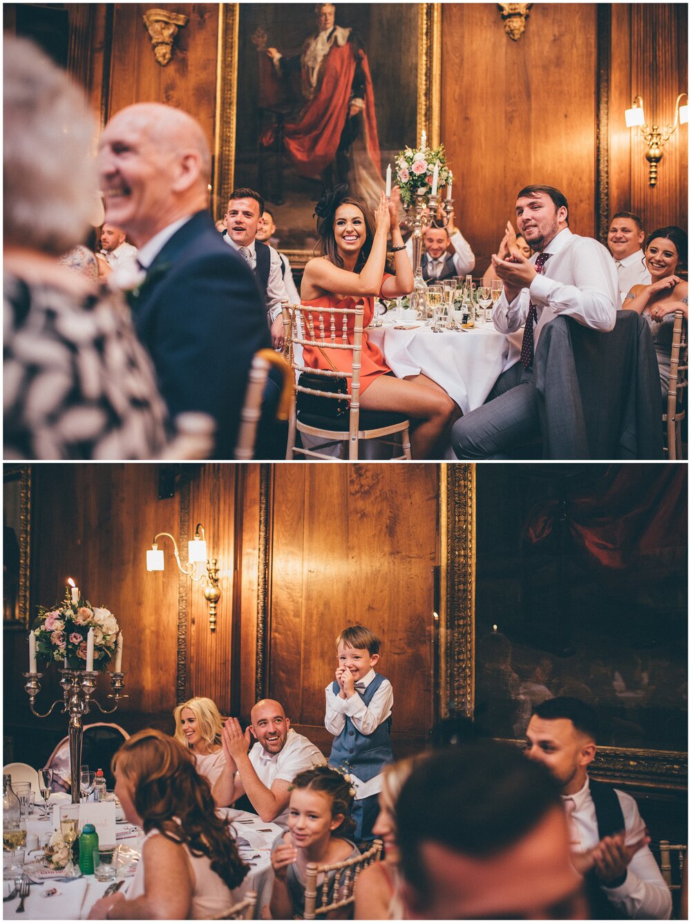 Wedding speeches at Thornton Manor summer wedding.