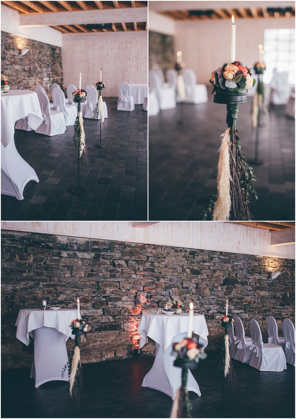 Simple destination wedding in Chateau D'Urspelt, Luxembourg.