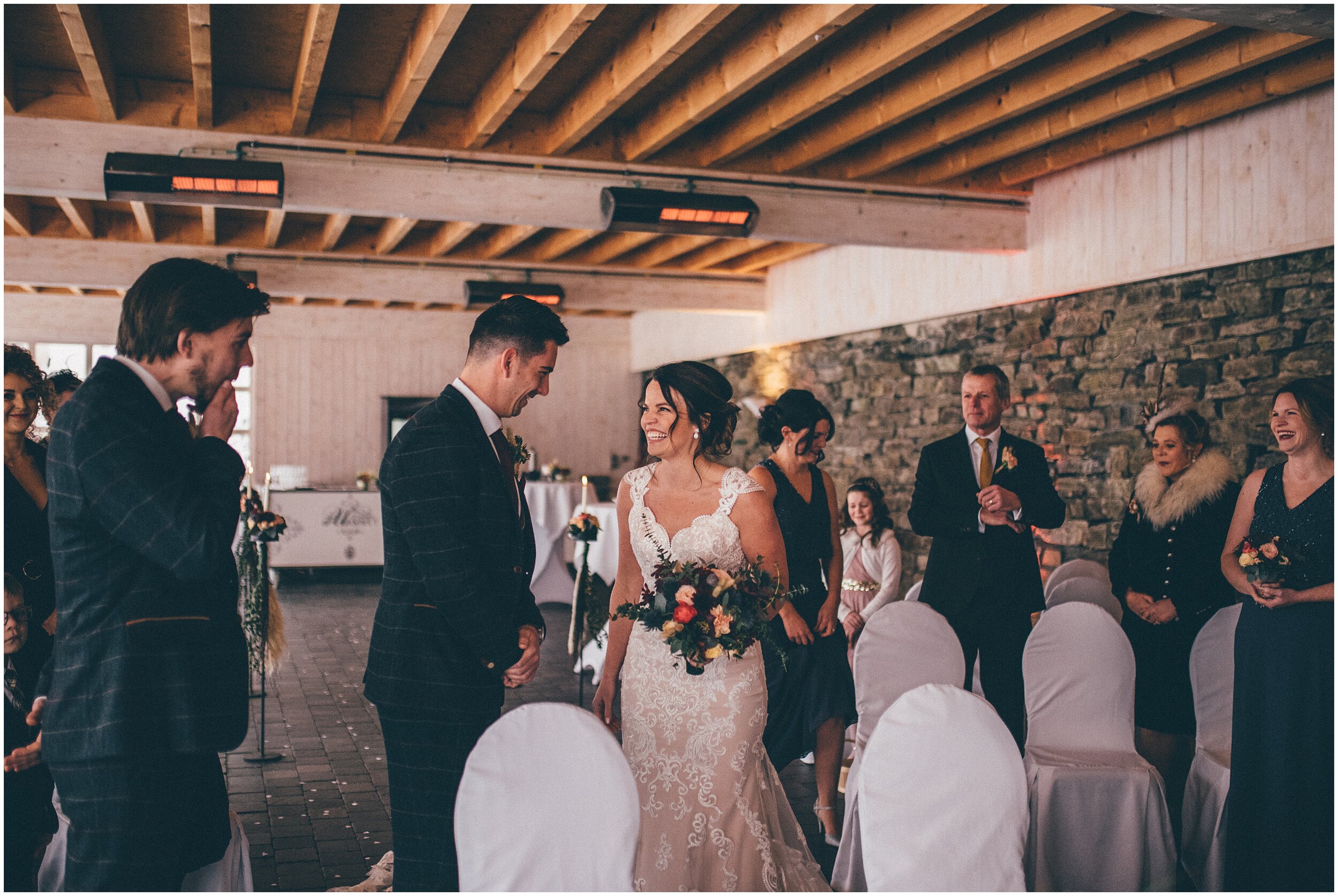 Cheshire wedding photographer shoots a destination wedding in snowy Luxembourg castle.