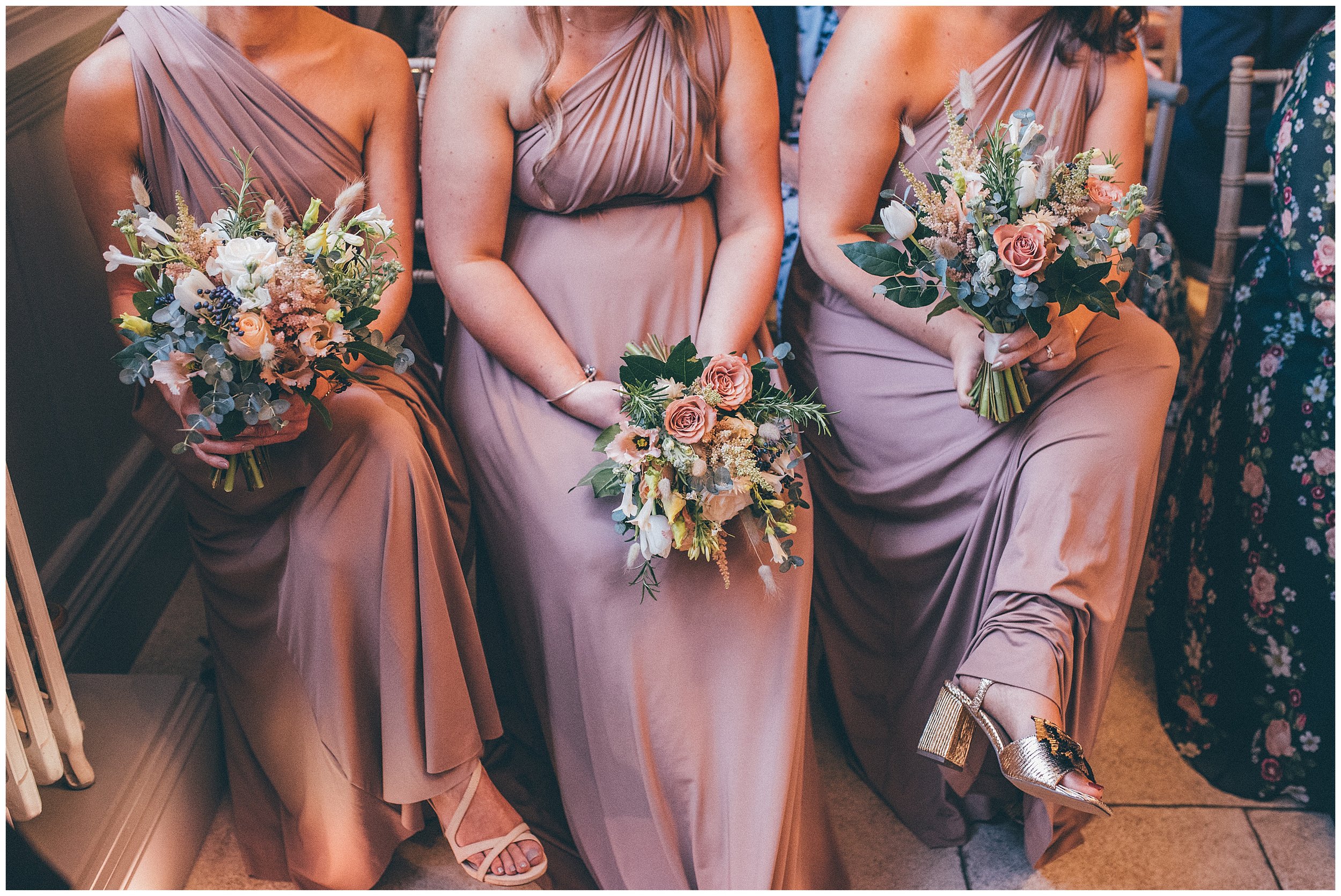 Bridesmaids flowers at Tyn Dwr Hall