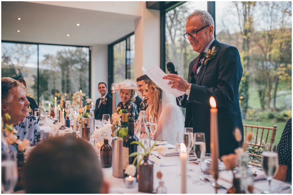 Father of the bride speech at Tyn Dwr Hall