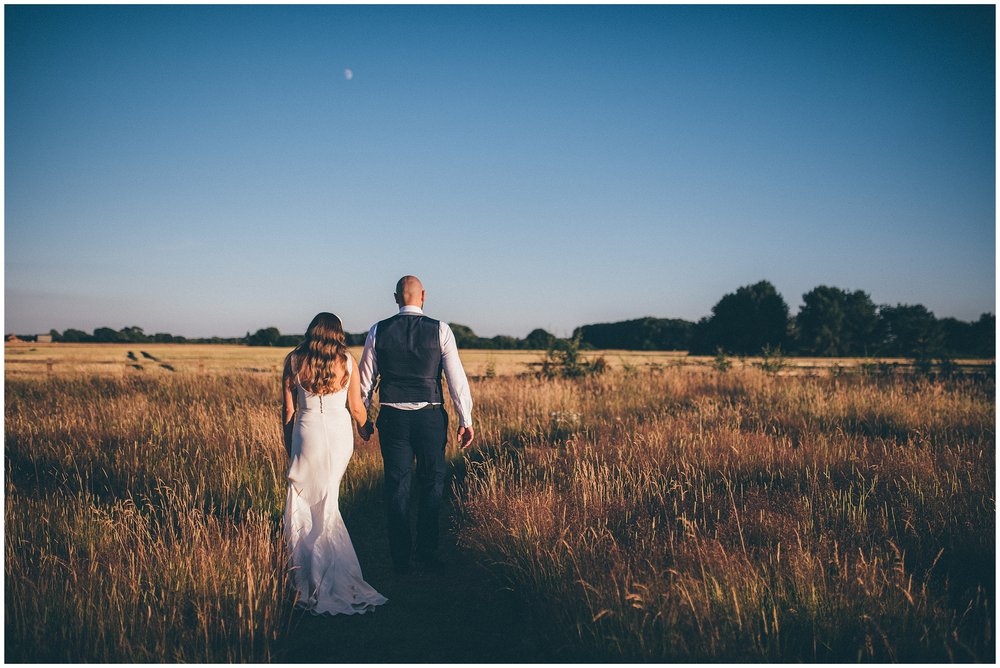 Golden hour at the Oakwood at Ryther wedding venue