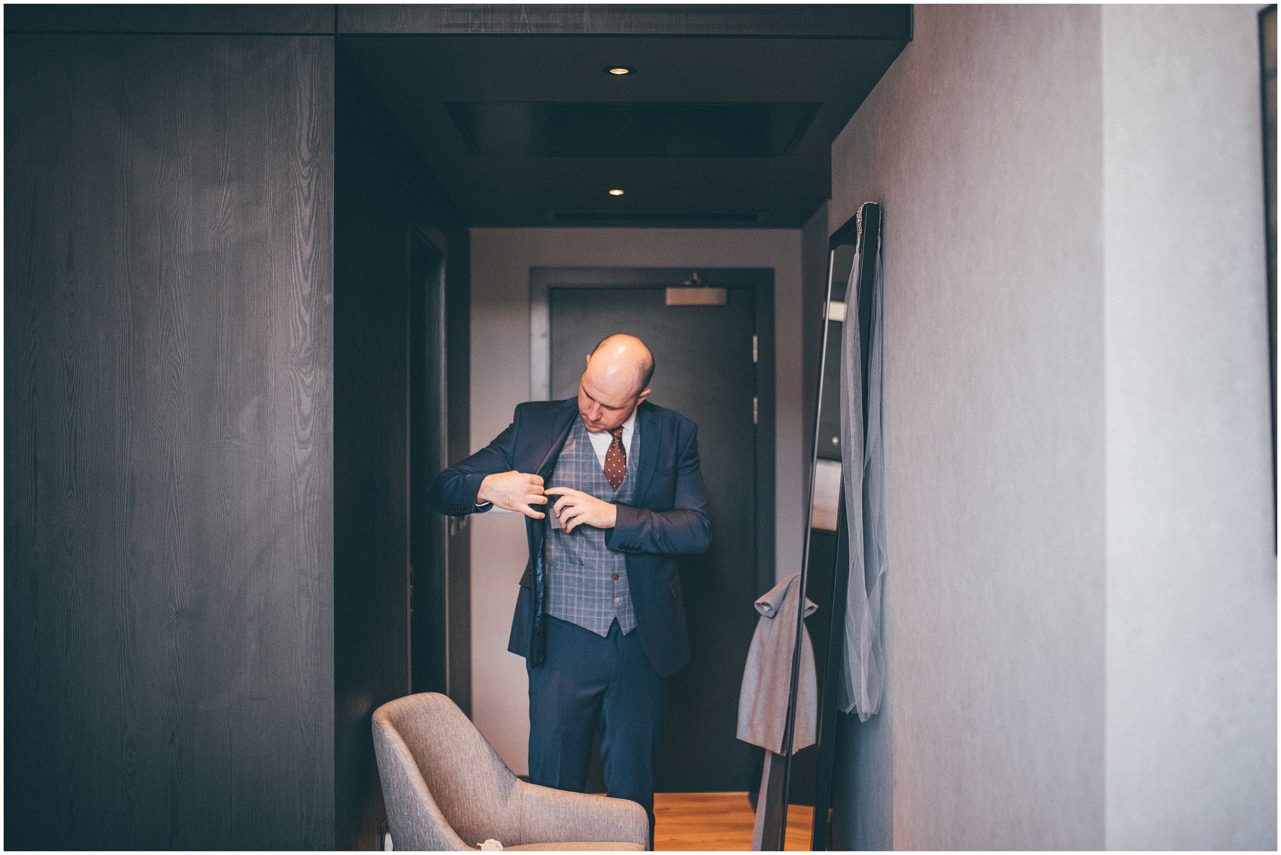 From gets ready for his Liverpool elopement at St George's Hall in Liverpool