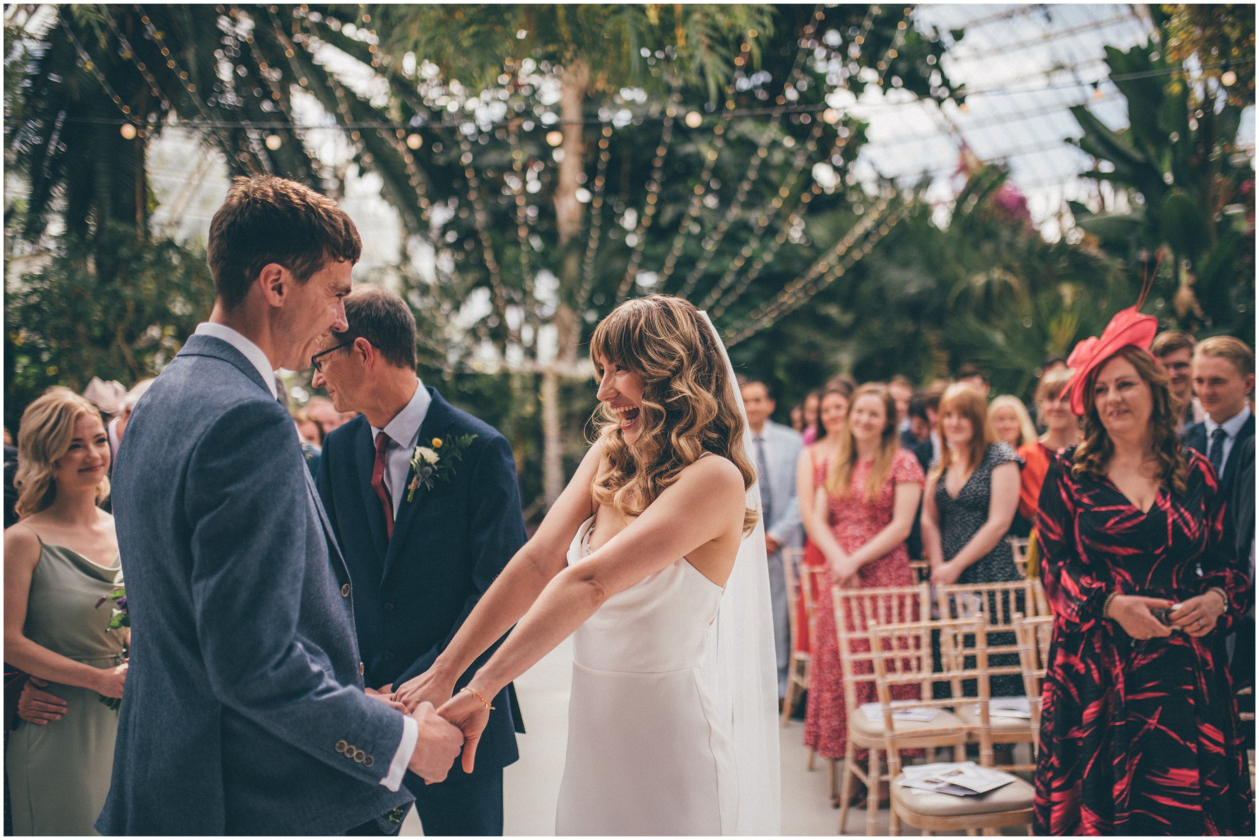 Cheshire and Liverpool Wedding photographer at a Sefton Palm House wedding 