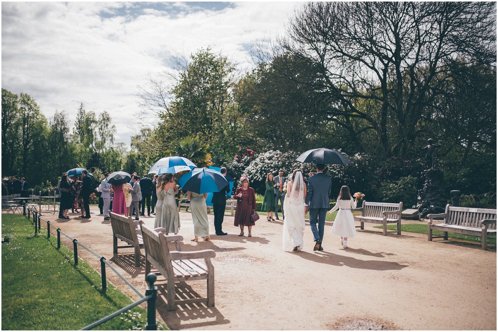 Spring wedding at Sefton Palm House in Liverpool, with Cheshire and North West wedding photographer.