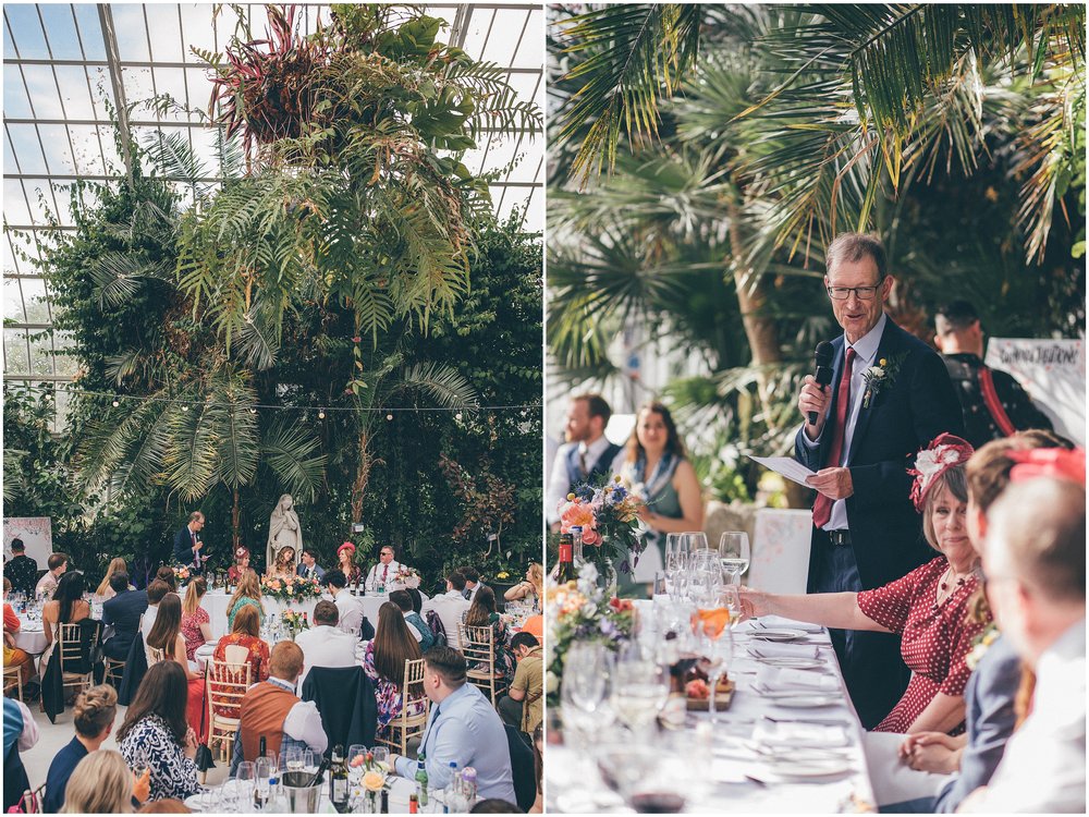 Cheshire, Liverpool and Manchester wedding photographer at Sefton Palm House summer wedding in Liverpool.