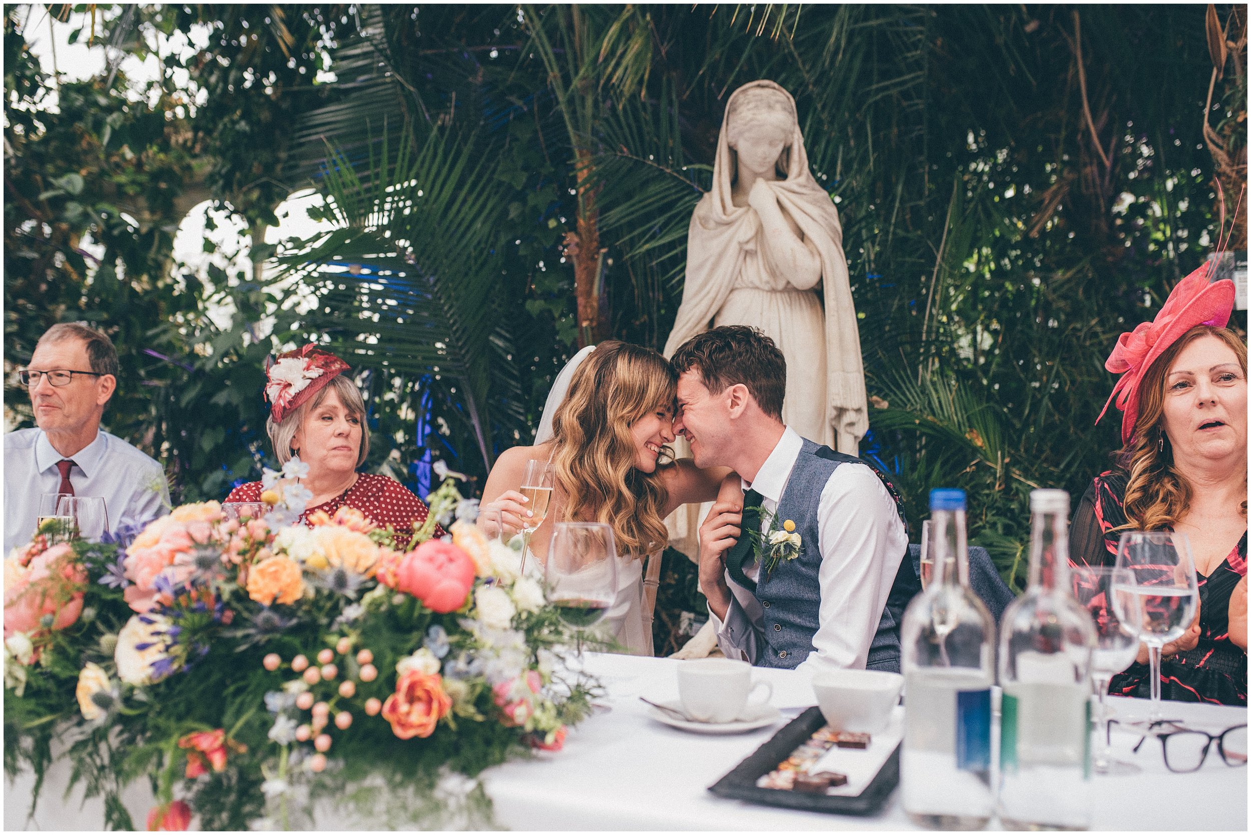 Cheshire, Liverpool and Manchester wedding photographer at Sefton Palm House summer wedding in Liverpool.