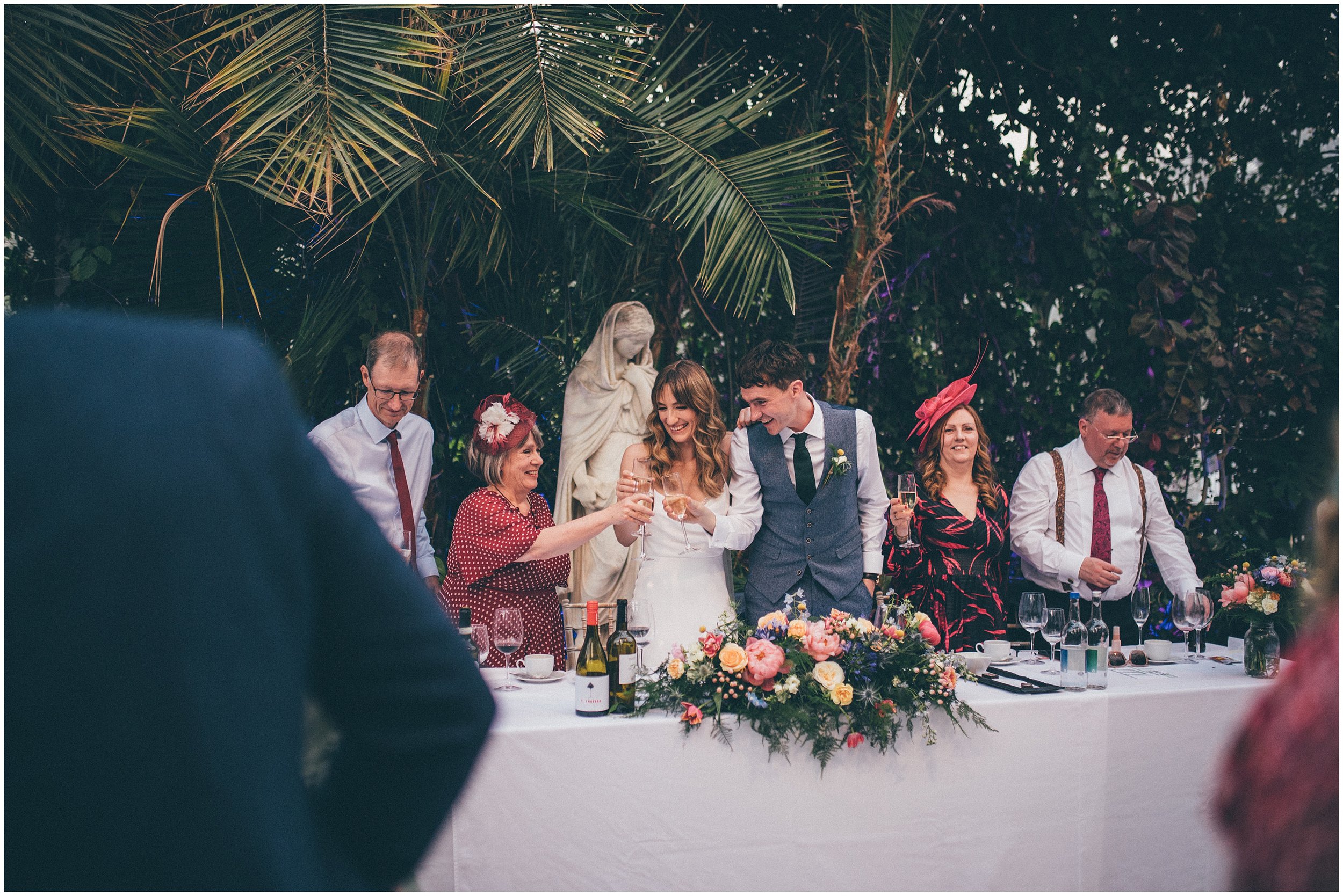 Cheshire, Liverpool and Manchester wedding photographer at Sefton Palm House summer wedding in Liverpool.