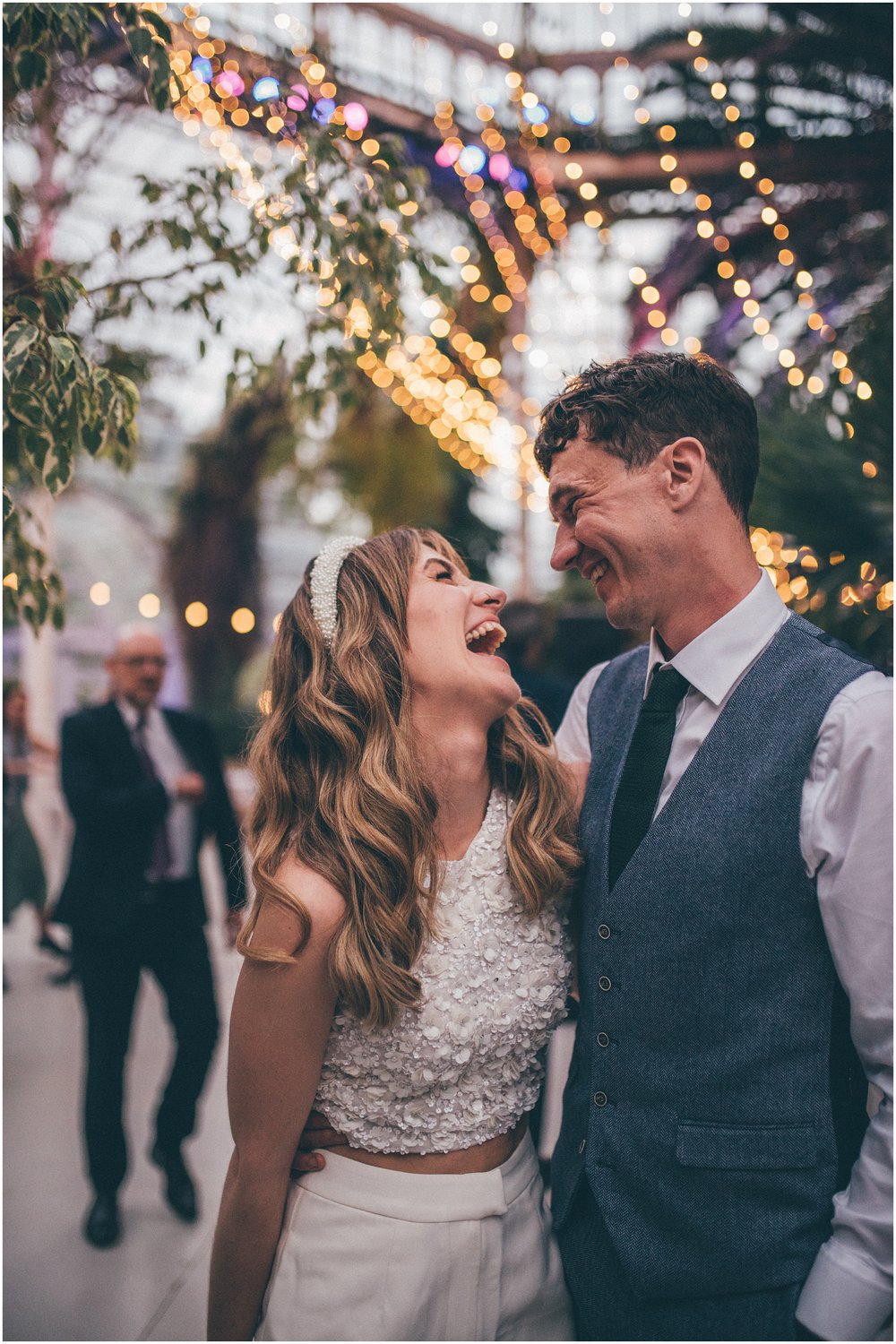 Cheshire, Liverpool and Manchester wedding photographer at Sefton Palm House summer wedding in Liverpool.