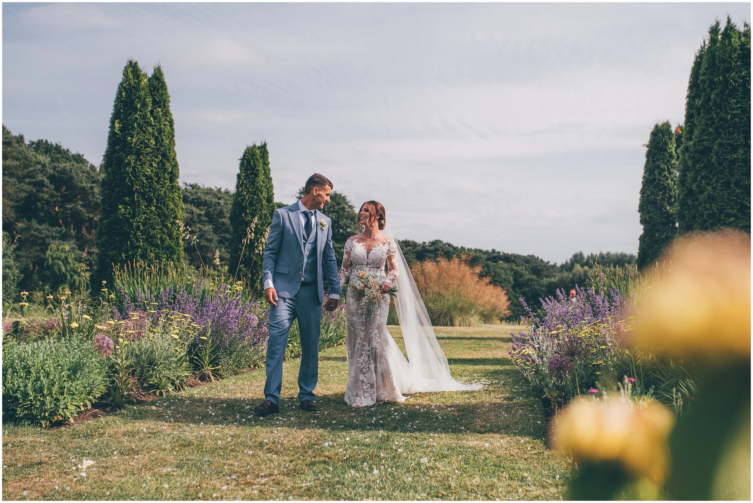 A flower filled, summertime garden wedding, Abbeywood Estate, Cheshire - Toni and Glen