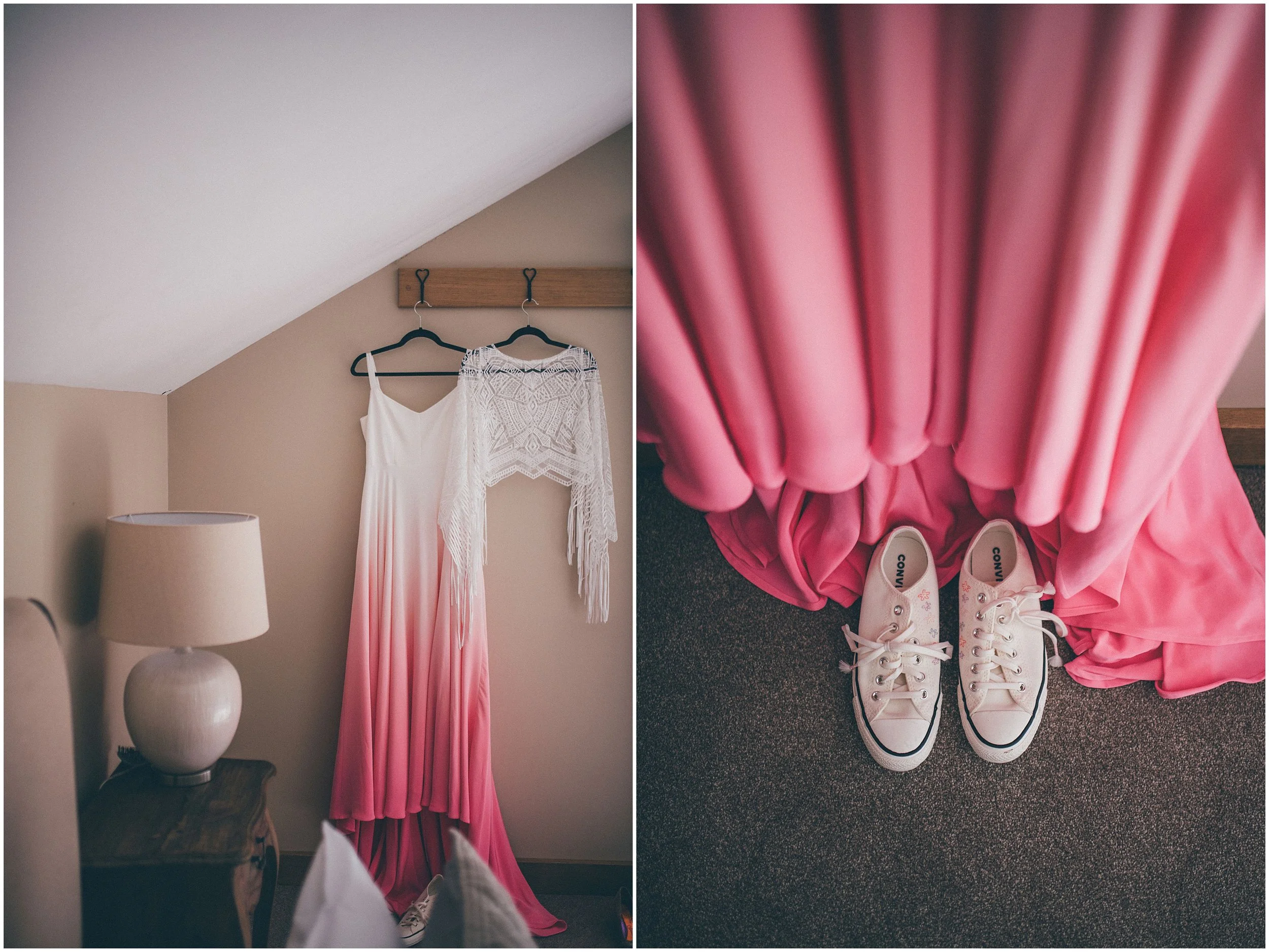 Pink and white ombre wedding dress from Lucy Can't Dance