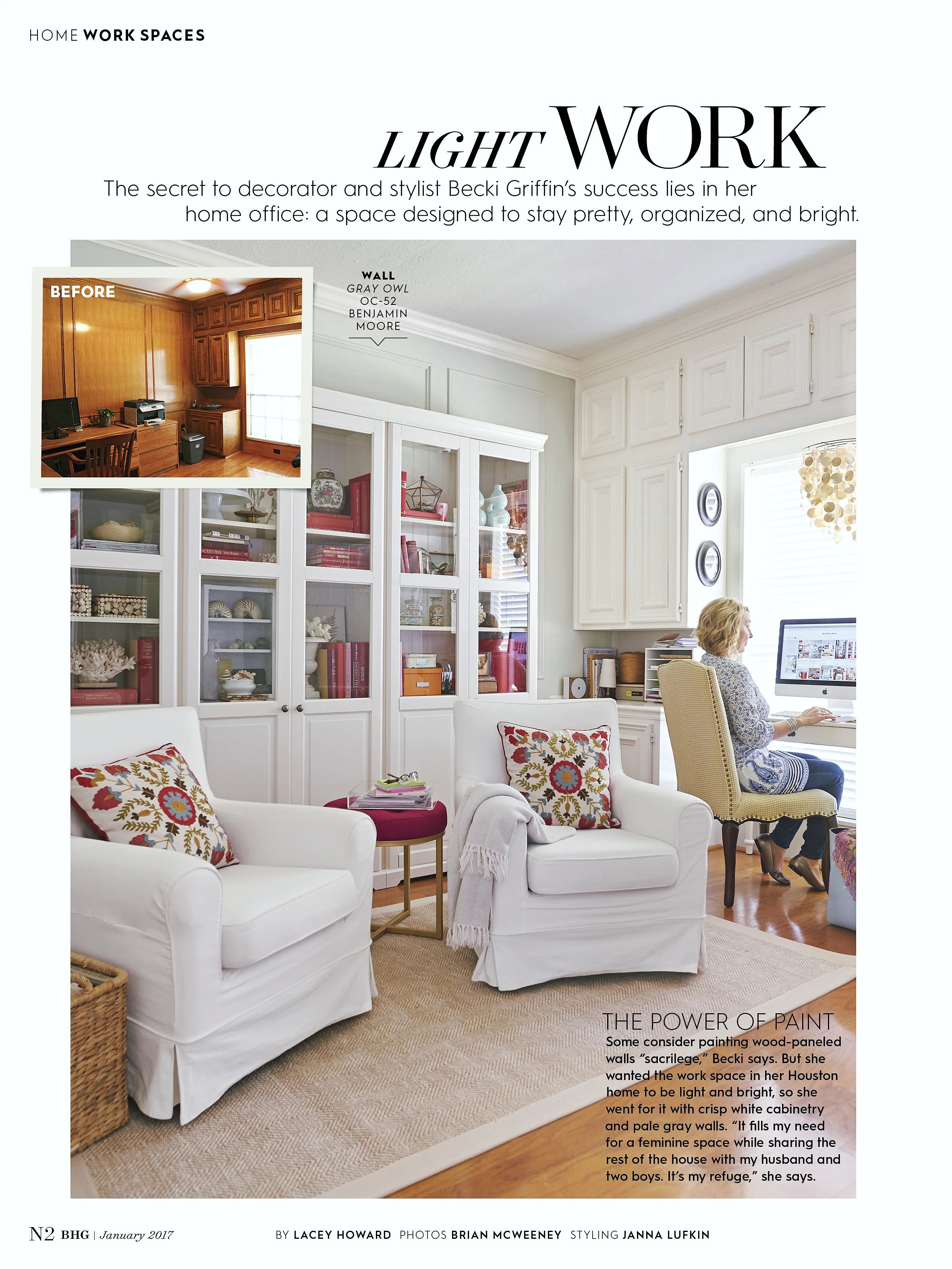 Becki Griffin's Curious Details Home Office