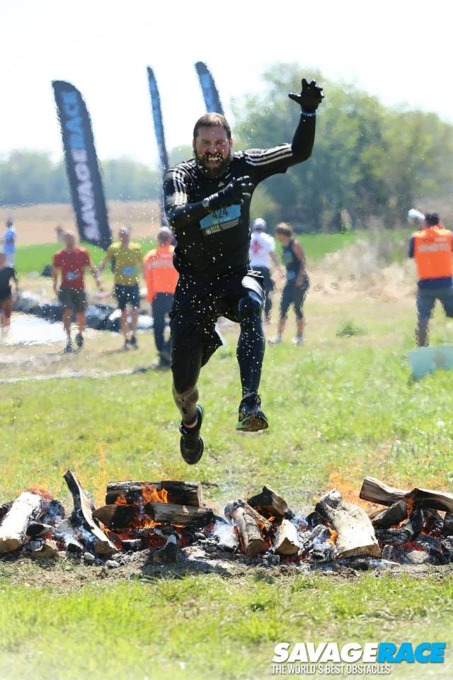 Enjoying an adventure race