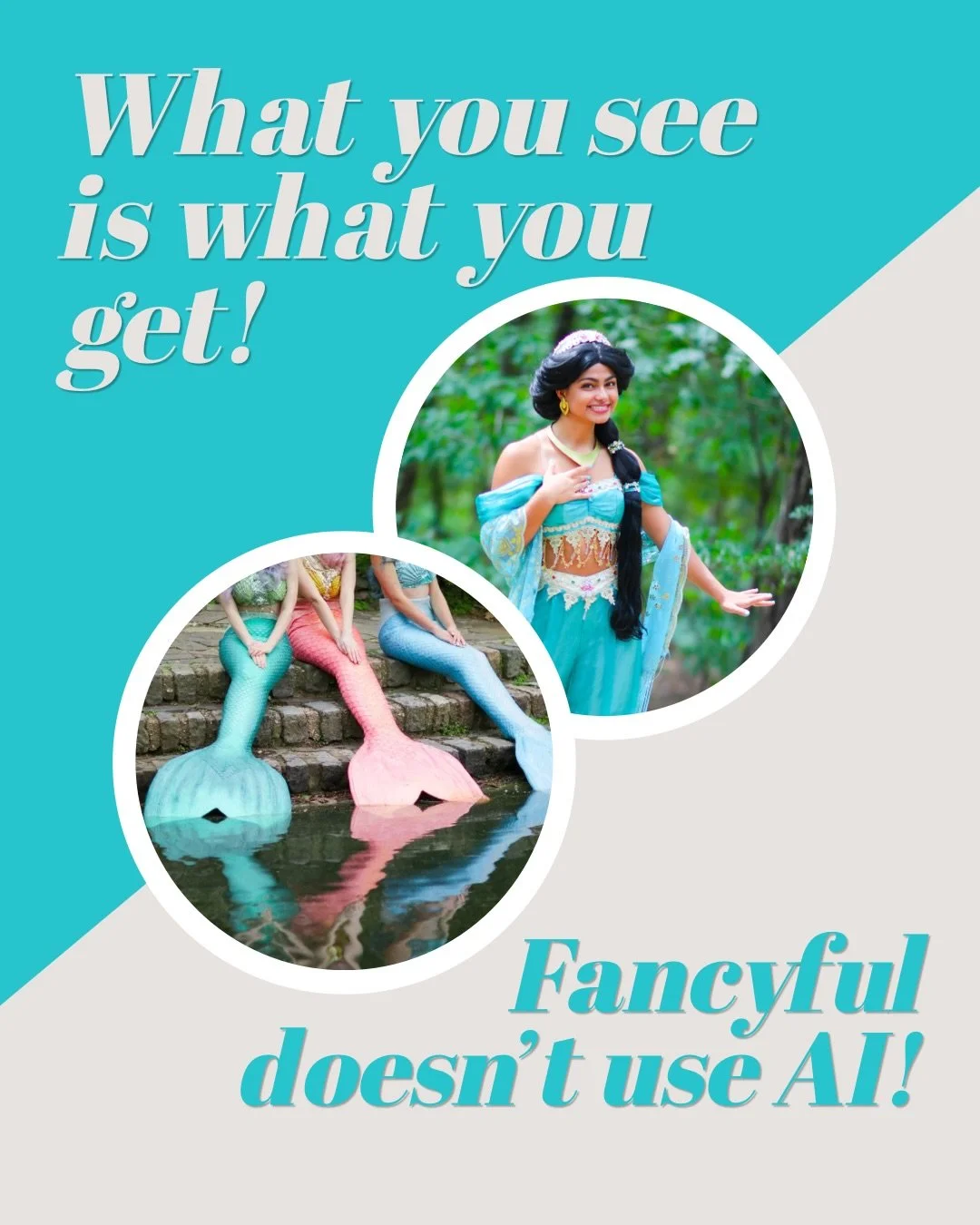 With Fancyful, what you see is what you get- our team! Dedicated individuals who are passionate about bringing the magic of pretend to reality!💖