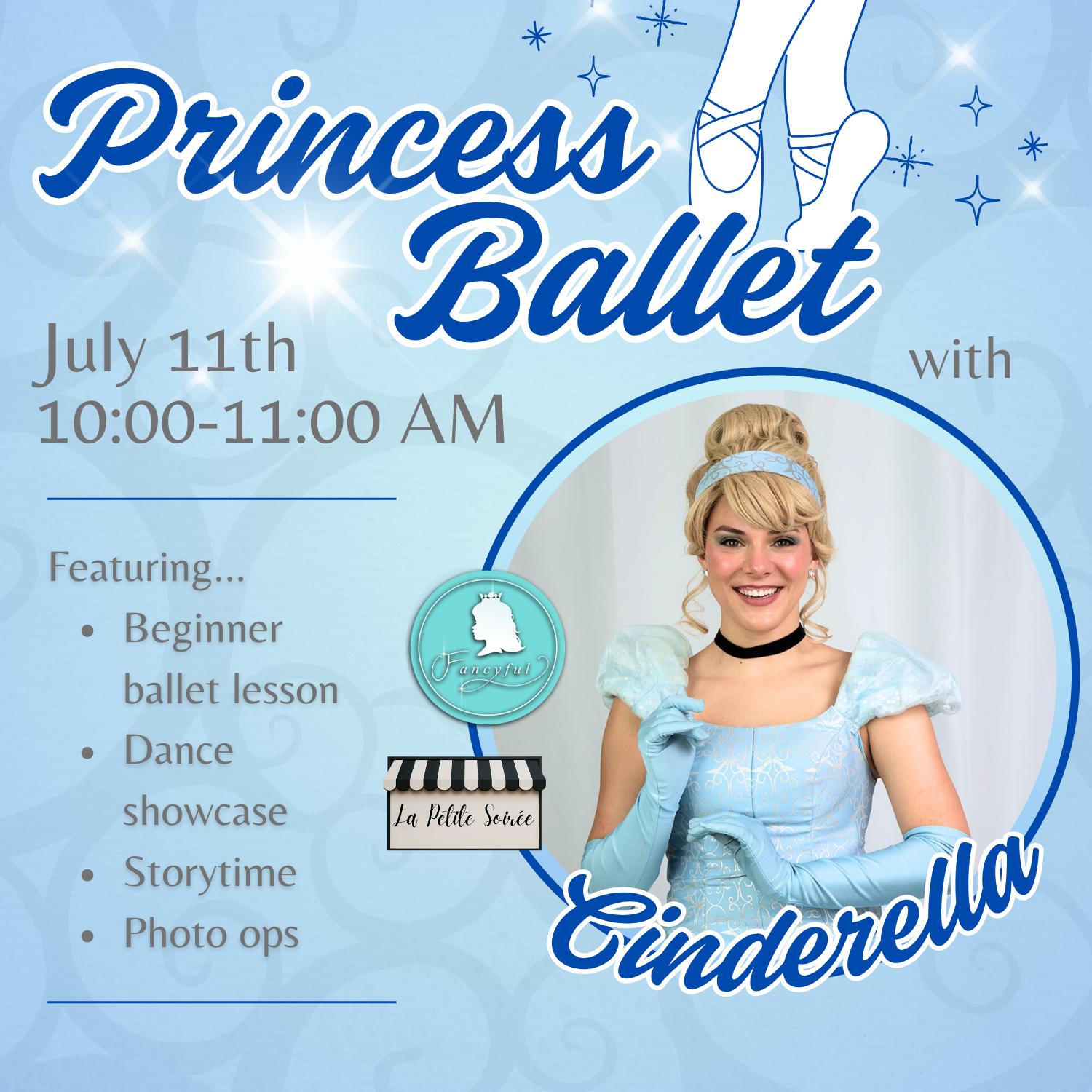 Cinderella Ballet Class at La Petite Soiree