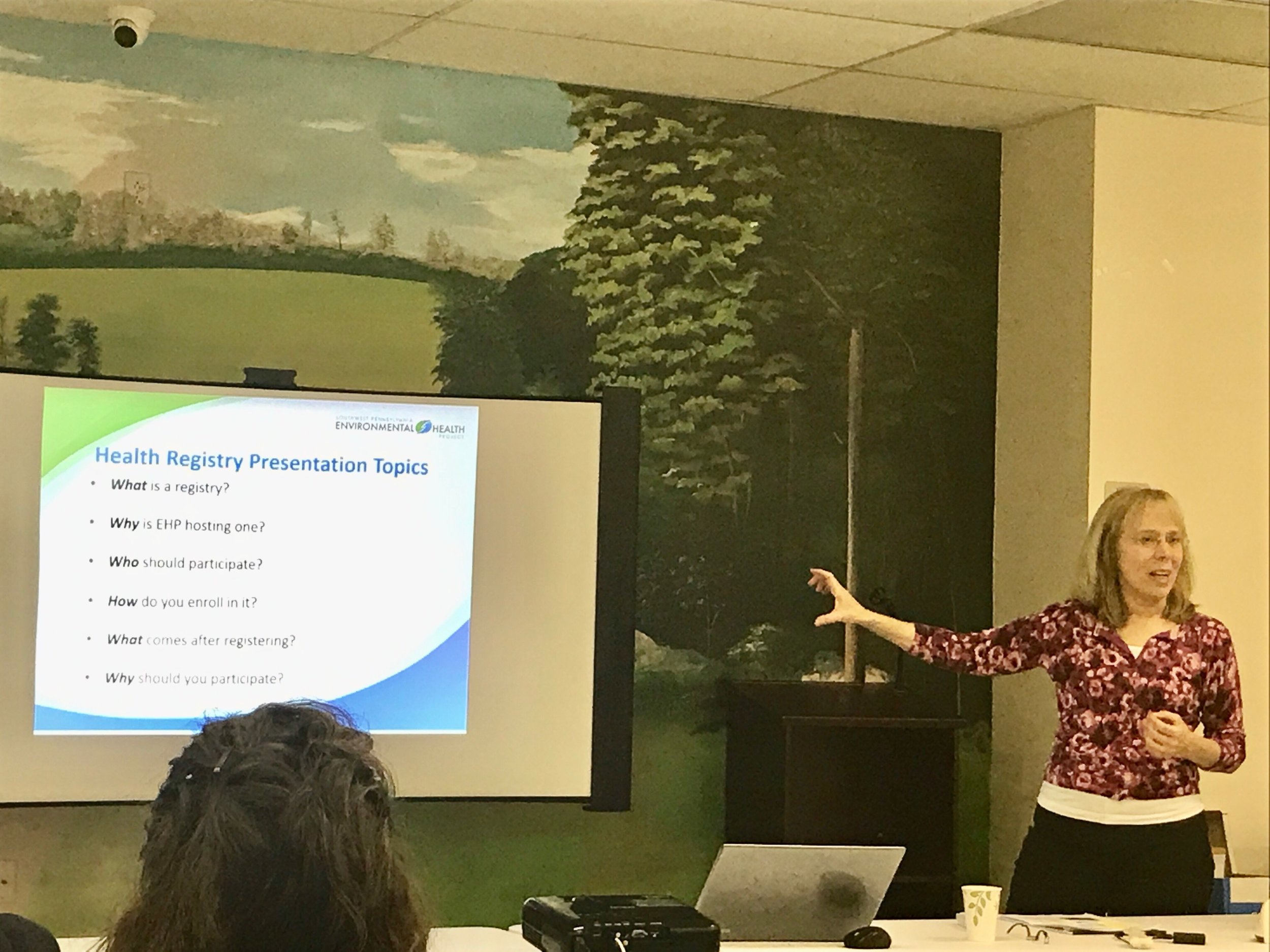 SWEHP Presenting in Buffalo Township (Photo Credit: Sarah Martik)